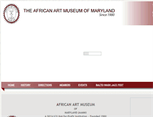 Tablet Screenshot of africanartmuseum.org